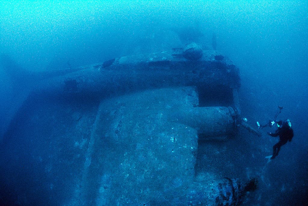 B-17 Bomber Wreck